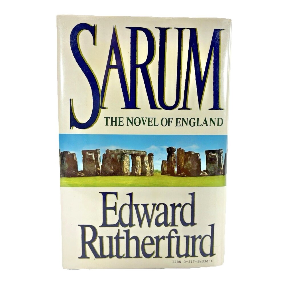 Sarum The Novel of England by Edward Rutherfurd 1987 Crown 1st Edition Hardback